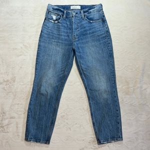 Abercrombie and Fitch mom jean